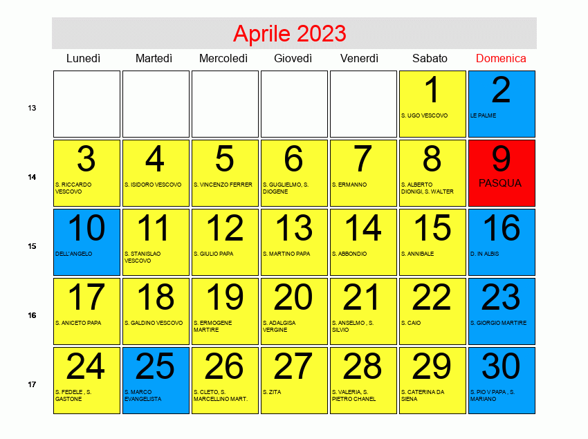 Pasqua 2021