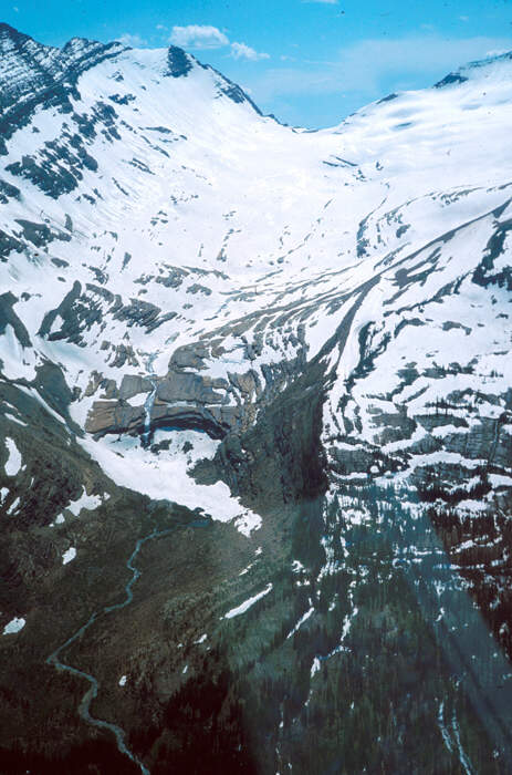 Glacier National Park, Montana. Glacial limits of Agassiz Gla...