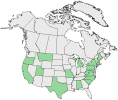 Distributional map for Beta vulgaris L.