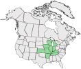 Distributional map for Phlox bifida Beck ssp. bifida