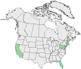 Distributional map for Solanum alatum Moench